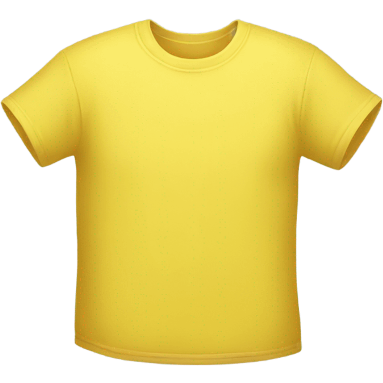 tshirt in YELLOW emoji