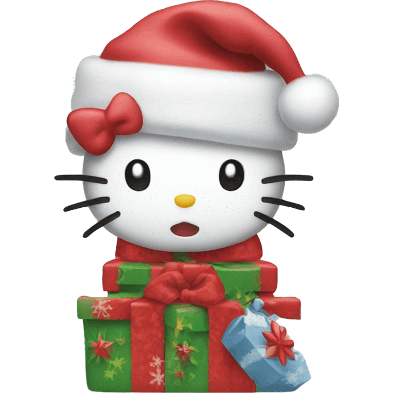 Christmas hellokitty  emoji