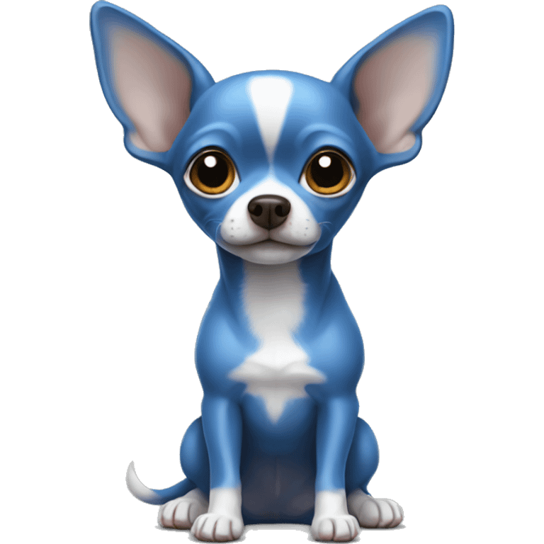 blue chihuahua  emoji