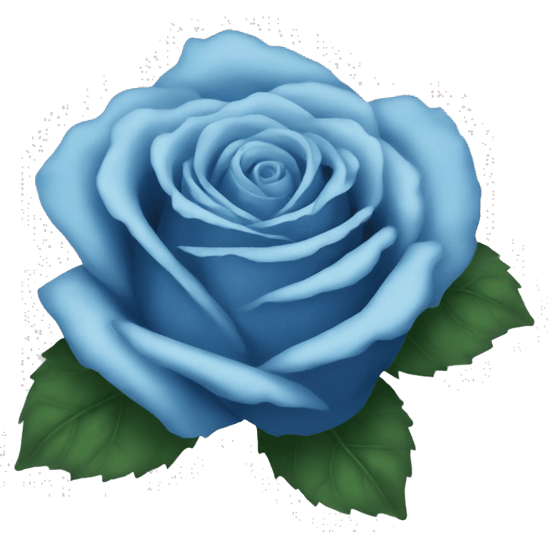 blue roses emoji