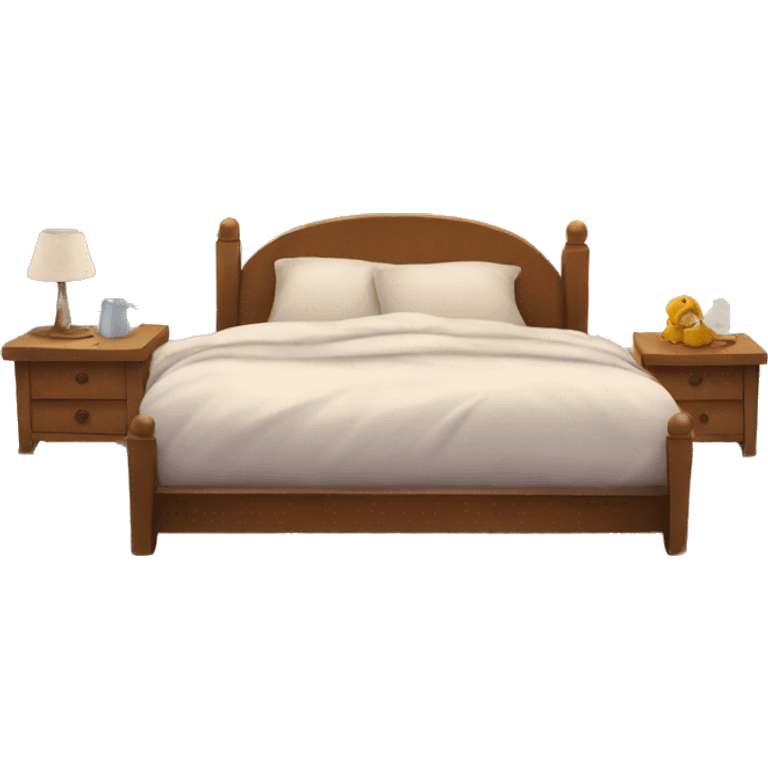 Cozy bed emoji