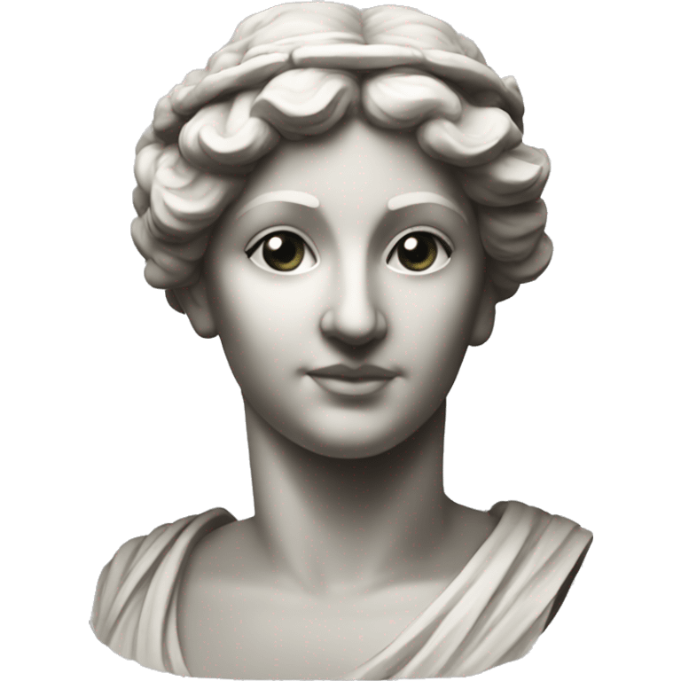 greek statue of a beautiful woman emoji