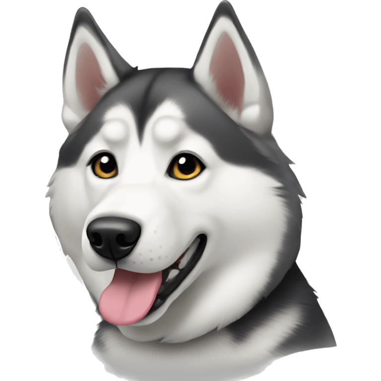 Siberian husky emoji