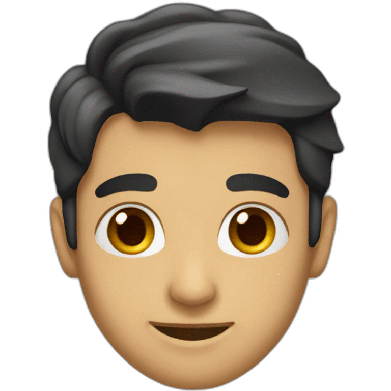 پسر-موسیاه -موفر-چشم-قهوهی emoji