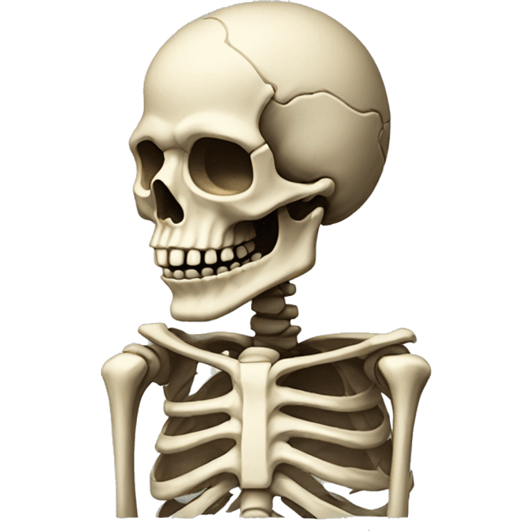 slouched skeleton emoji