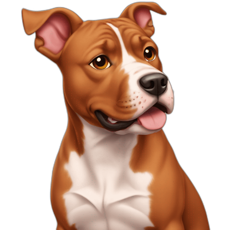 Clifford big red pit bull emoji