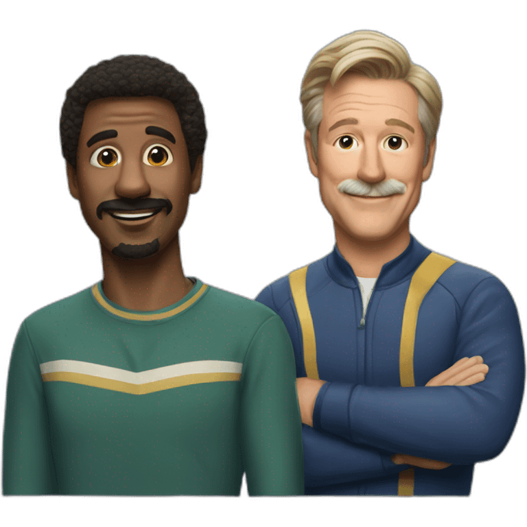 Ted Lasso and Roy Kent emoji