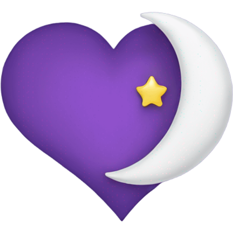 heart with moon  emoji