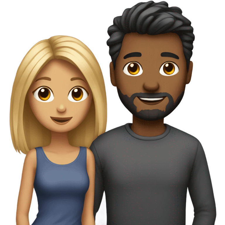 Couple with Yorkie emoji