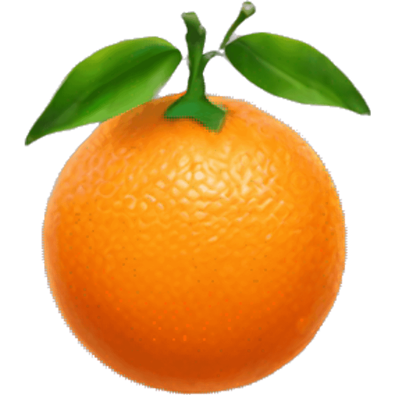 tangerine  emoji