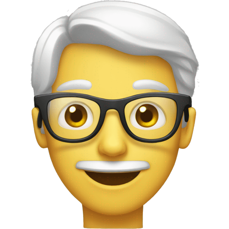 Chat avec des Lunette  emoji