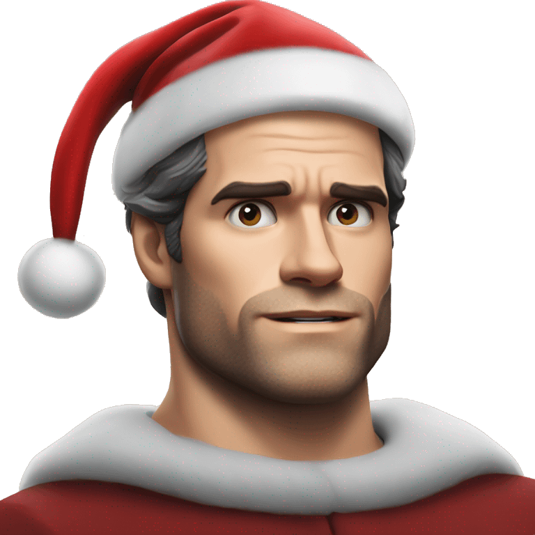 Henry Cavill as Santa Claus  emoji