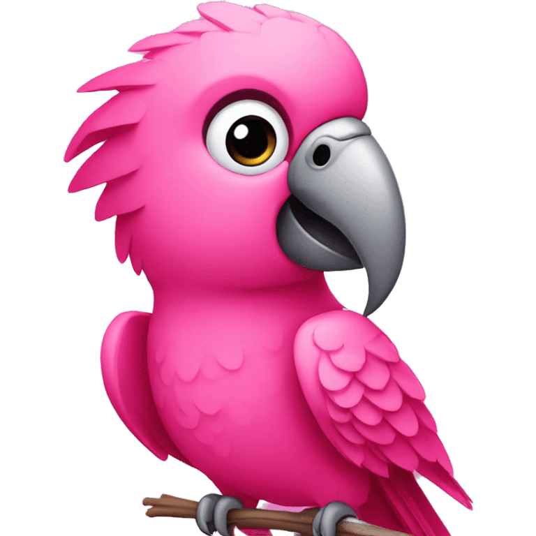 pink parrot emoji