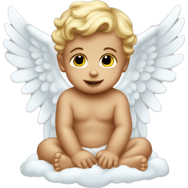 baby cherub angel emoji