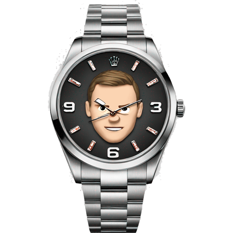 Jonathan Toews as a Rolex watch emoji