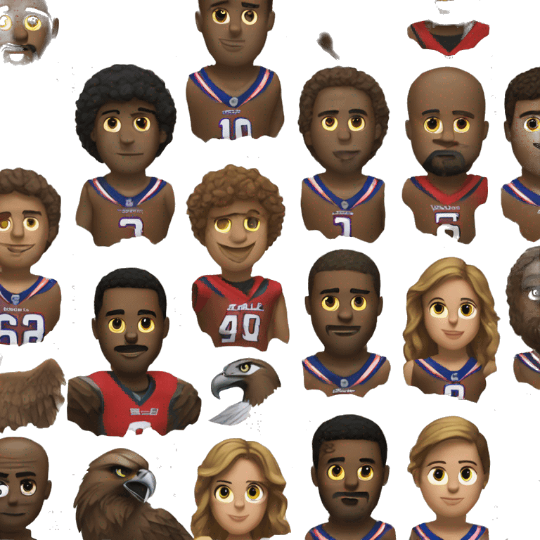 Bills and eagles emoji