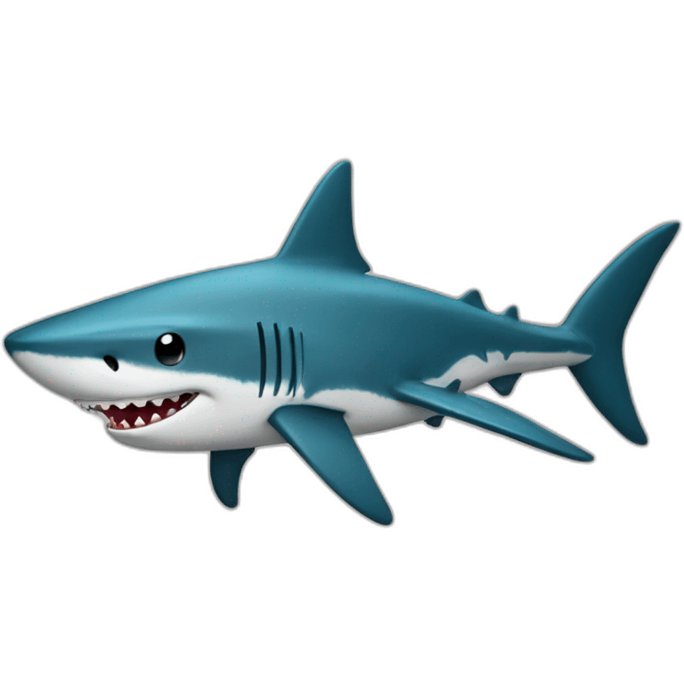 Business shark  emoji