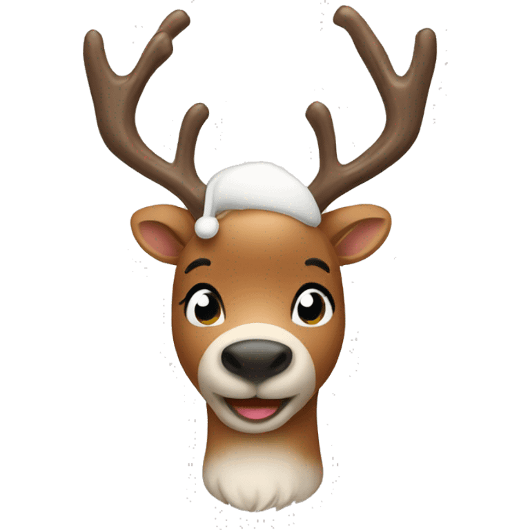 Christmas reindeer  emoji