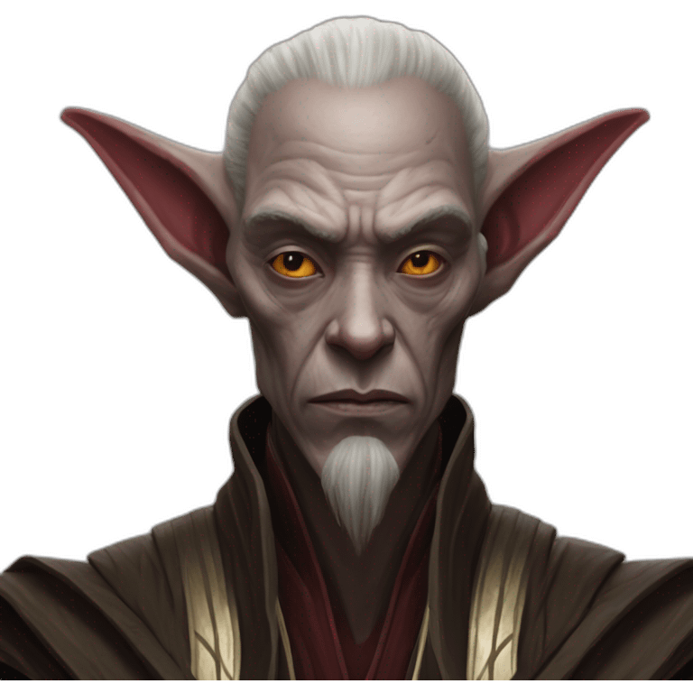 hyperrealist sith jedi in world of warcraft emoji