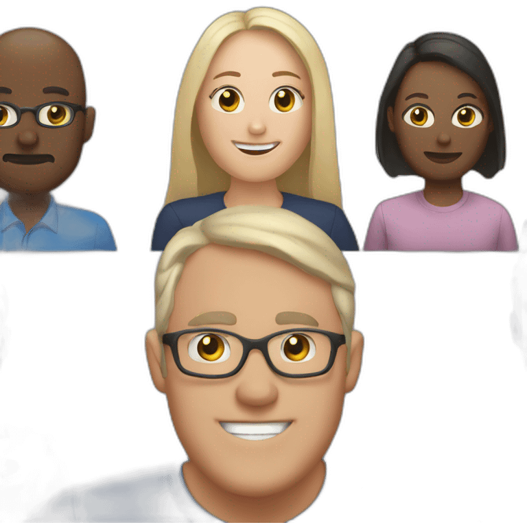 zoom meeting in a computer emoji