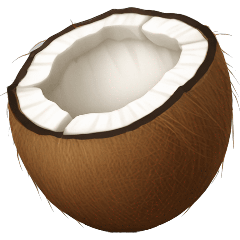 open coconut  emoji