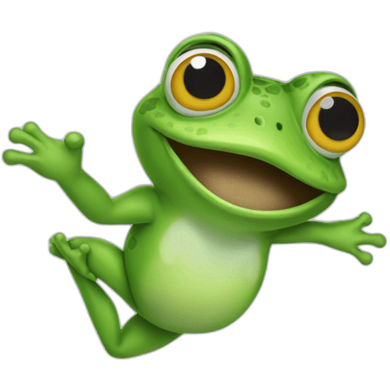 Grenouille dab emoji