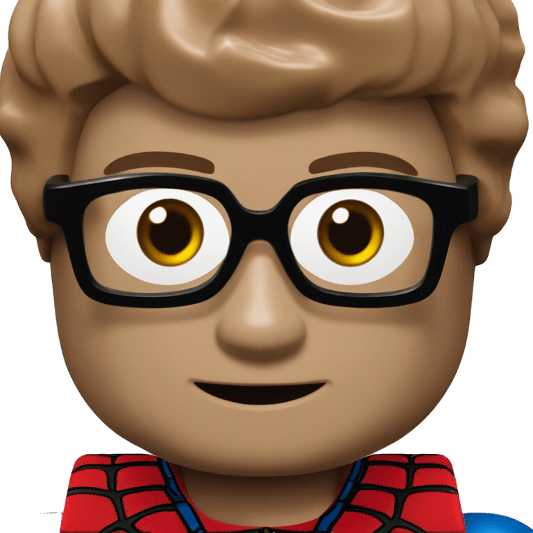 Miles Moral Spiderman Lego figure  emoji