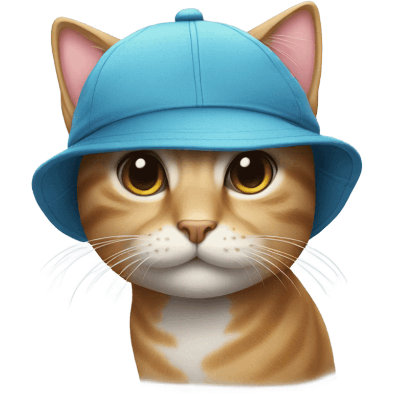 Cat with cap emoji