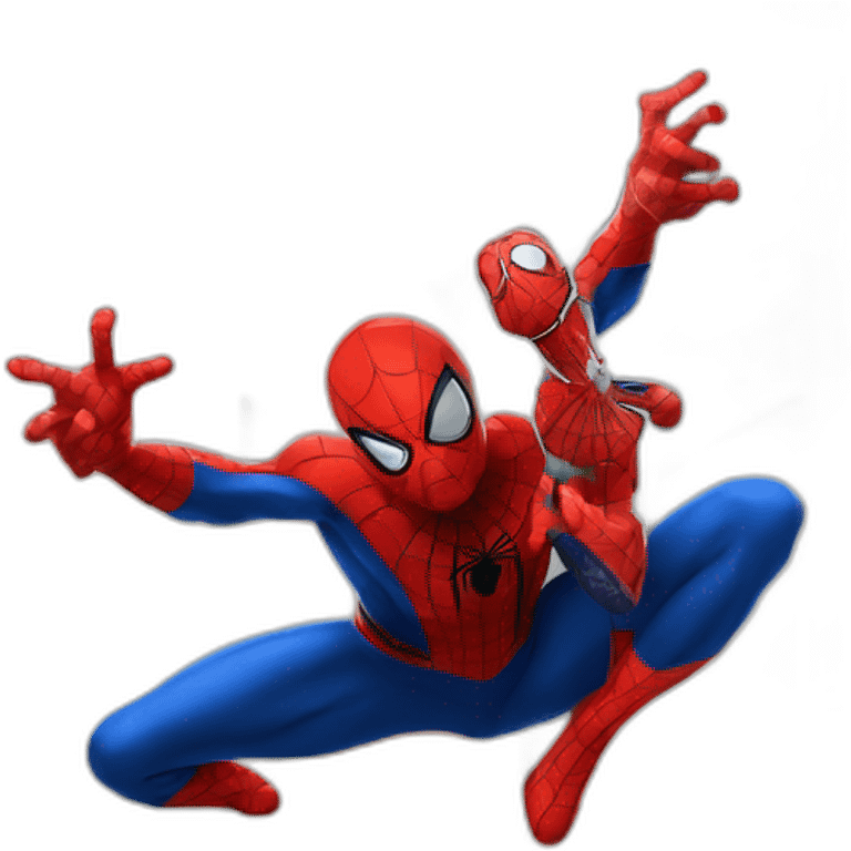 Spider Man qui tire une toile emoji