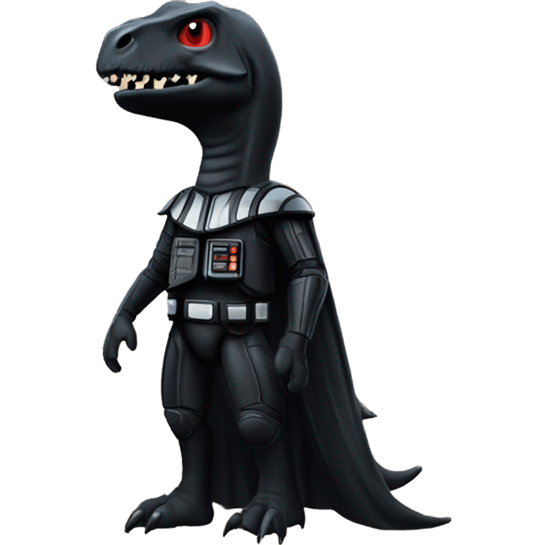 Dinosaur dark Vader ￼ emoji