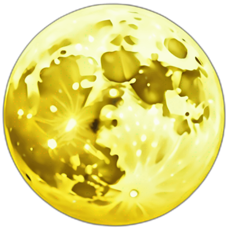 yellow moon emoji