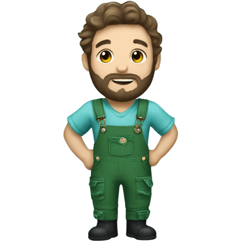 Merman in overalls emoji