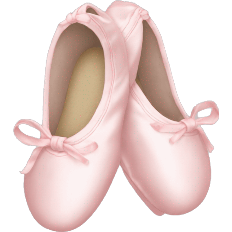 Pale pink ballet shoes emoji