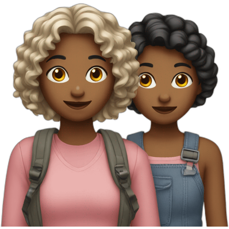 Group of 3 girls emoji