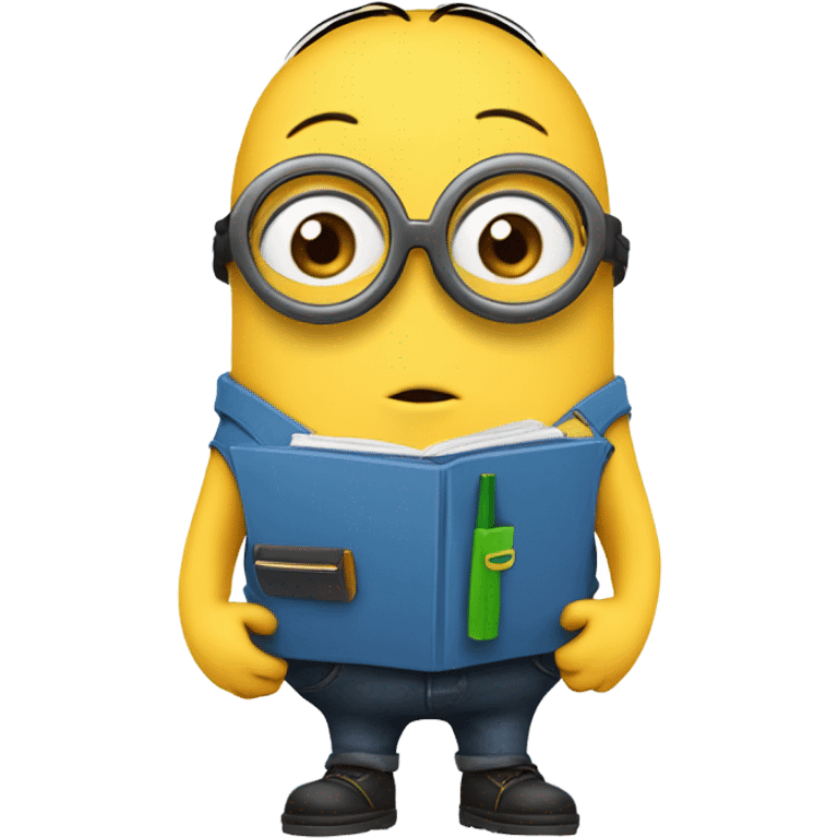 Minion student$ emoji