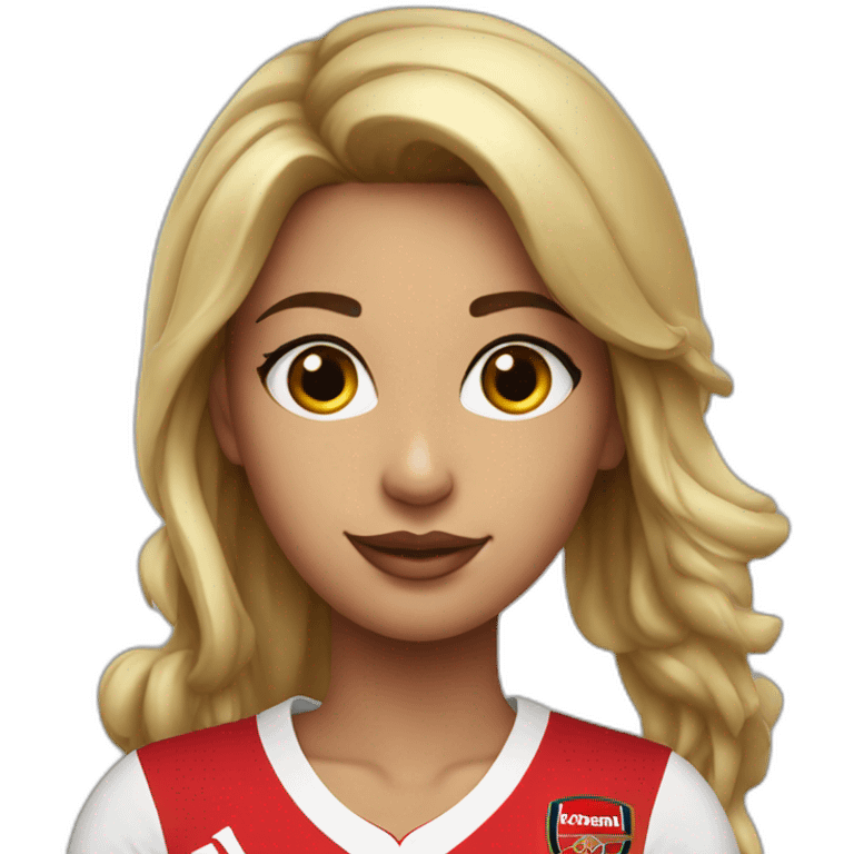 Sexy-Girl-with-Arsenal-Jersey emoji