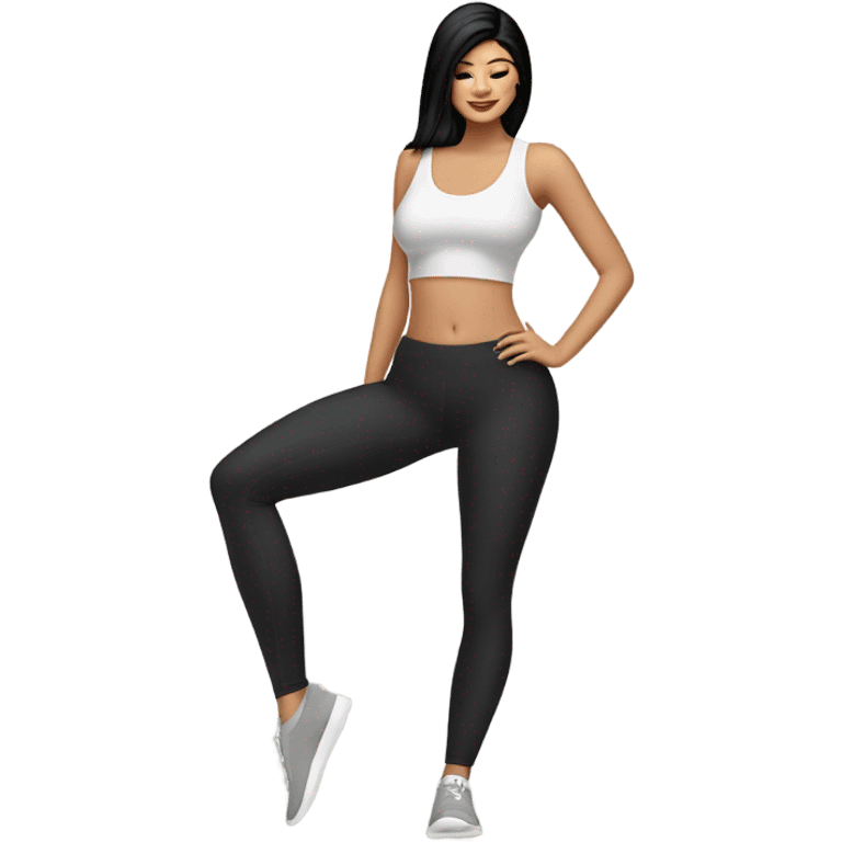 Kylie Jenner yoga pants emoji