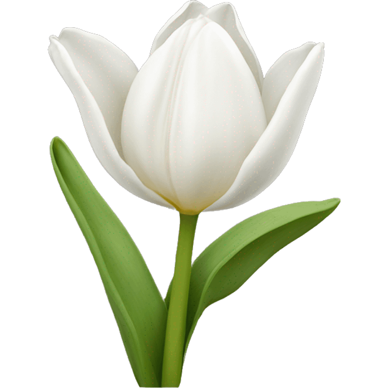 White tulip emoji