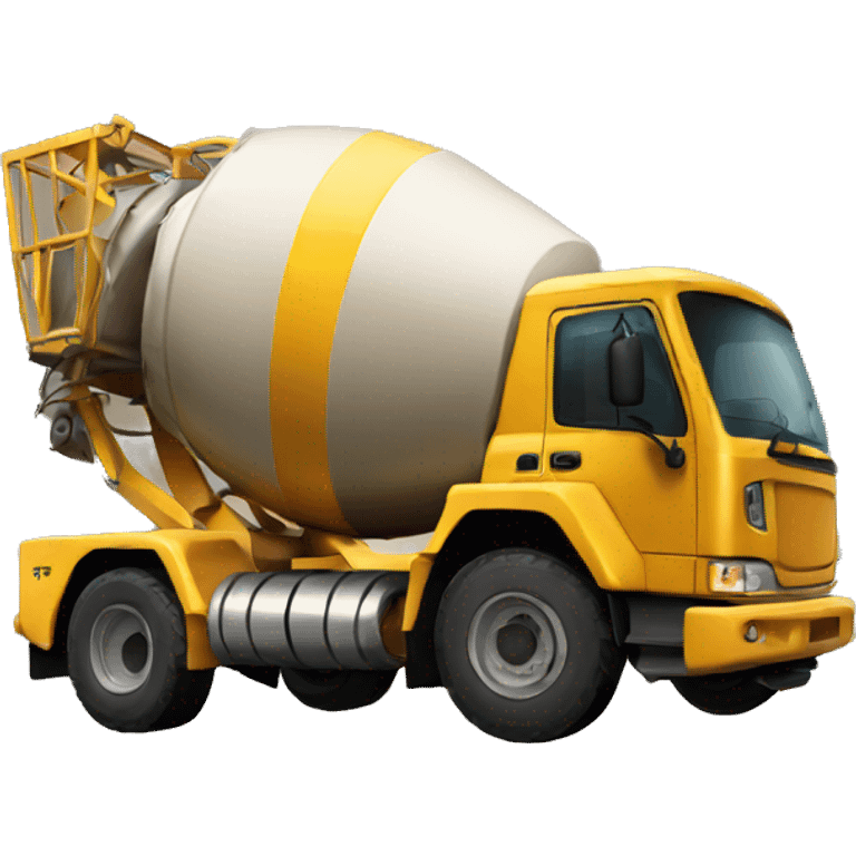 golden cement mixer  emoji