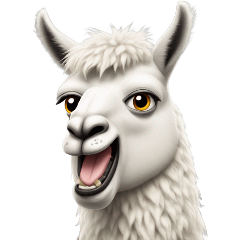 Angry lama  emoji