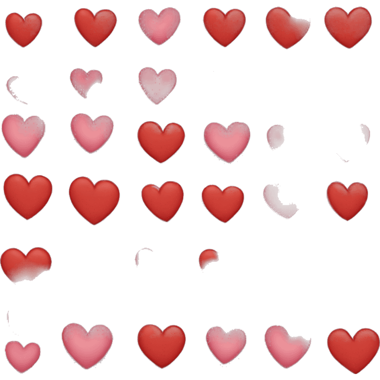 A group of hearts emoji