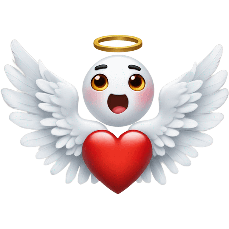 heart with angel wings emoji