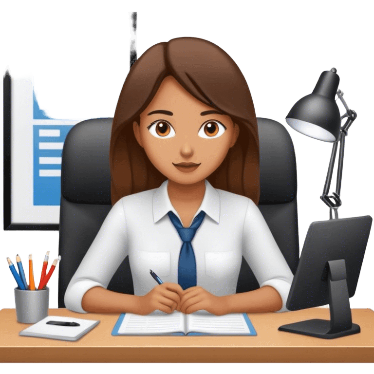 girl working in office\ emoji