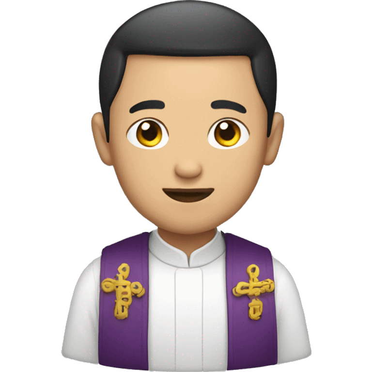 asian priest emoji