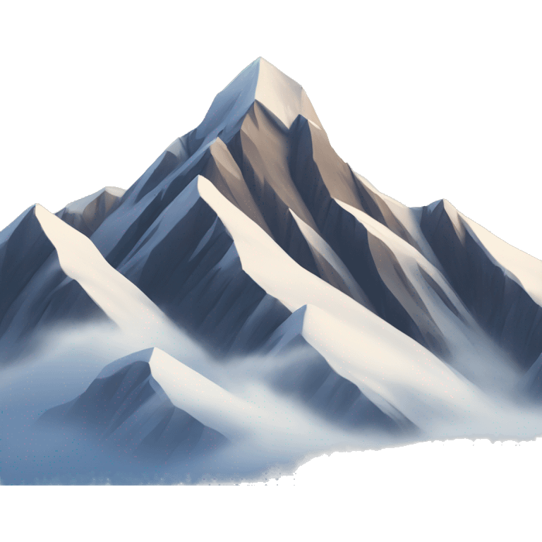 Mountain peak with 3 stars above  emoji