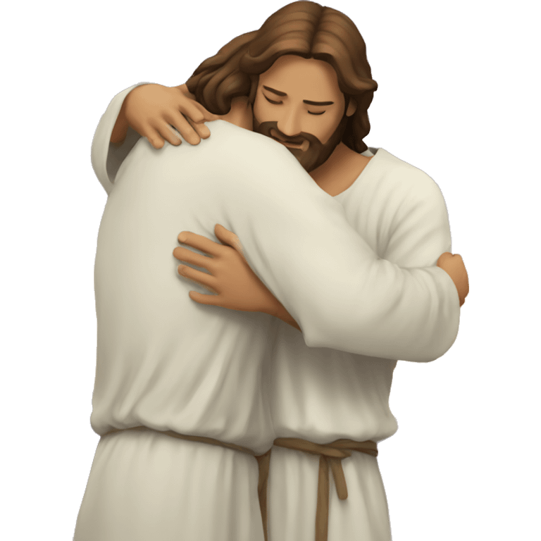 Jesus hug you emoji