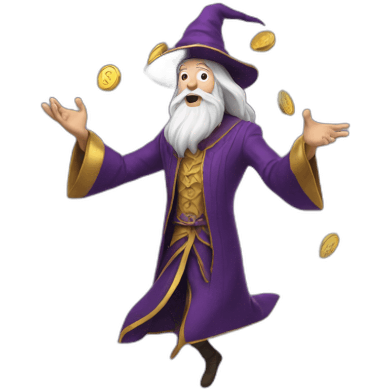 wizzard making money levitate emoji