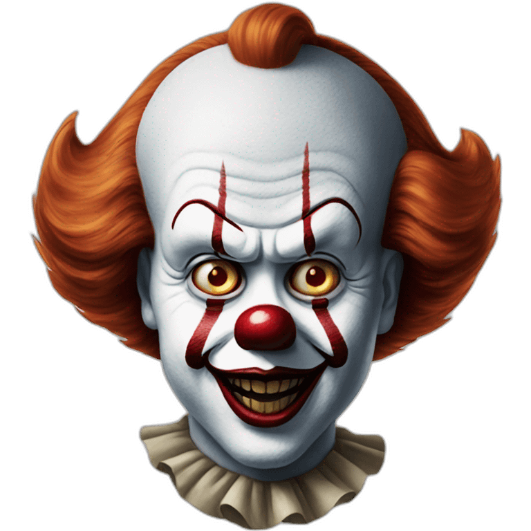 pennywise the clown face emoji