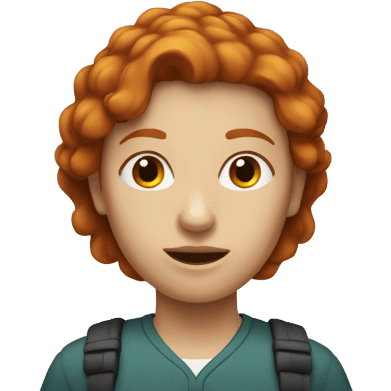 redheaded female resear emoji