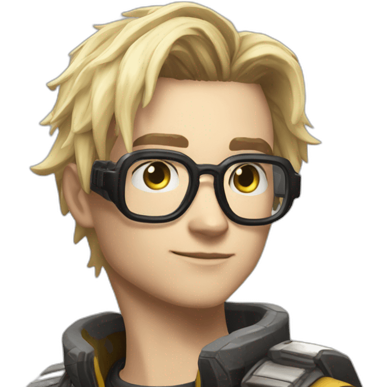 apex legends men blond brille kurze haare emoji